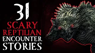 31 SCARY REPTILIAN & SWAMP CRYPTID ENCOUNTER STORIES - ATTACK OF LIZARD MEN