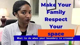 How To Make Your Family Respect Your Space: Boundaries 101 | Psychotherapy Crash Course