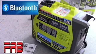 Ryobi 2300 Watt Inverter Generator with Bluetooth! It’s so Quiet!