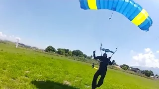 Friday Freakout: Skydiver vs skydiver. Ground Collision