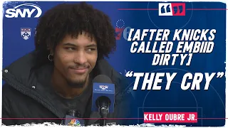 76ers forward Kelly Oubre Jr. accuses Knicks of crying after they called Joel Embiid dirty | SNY