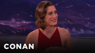 Lizzy Caplan’s Disgusting New York City Rat Attack | CONAN on TBS