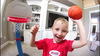 FATHER SON HOUSE BASKETBALL!