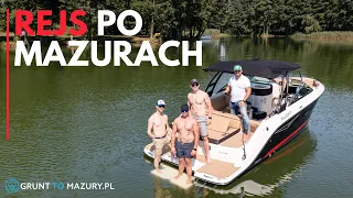 Wypasioną motorówką po Szlaku Wielkich Jezior Mazurskich 🔥