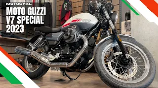 Wjeżdża cały na biało! - Motocykl Moto Guzzi V7 Special 2023