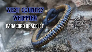 HOW TO MAKE WEST COUNTRY WHIPPING PARACORD BRACELET WITHOUT BUCKLE , PARACORD TUTORIAL, DIY.