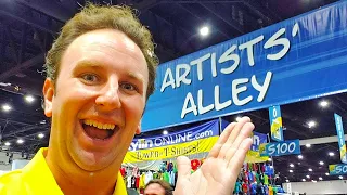 San Diego Comic Con 2019 Artists Alley & Small Vendors LIVE