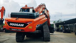 Loading Unit Excavator Doosan DX530LCA-7M To Trailer Truck | Sent for customer