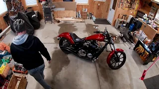 MUST WATCH!! Honda Fury Start-Up with Cobra Exhaust!!