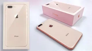 Gold iPhone 8 Plus Unboxing & First Impressions!