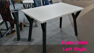 Table Uno loft style - Стол Уно стиль лофт - Диво Диван - купить стол Уно Киев