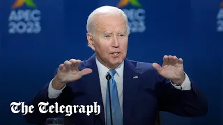 Joe Biden gives up trying to pronounce tech company’s name in latest gaffe