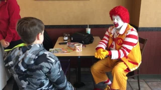 Nicolas Meets Ronald McDonald