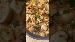 Como Pollo en salsa de Champiñones Facil y Rapido - [Pollo Con Champiñones] - !Champiñones Pollo