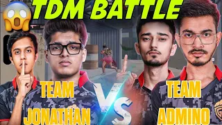 TDM Battle - Part 2 🥵 Team Jonathan Vs Team Admino 😱#jonathan #godlike #jelly #jonathangaming