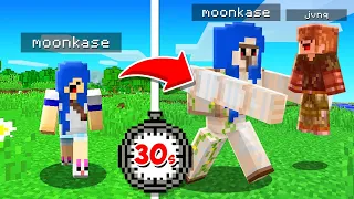 Minecraft, mas a CADA 30 SEGUNDOS a gente VIRA OUTRO MOB