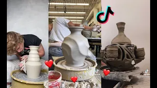 Most satisfying pottery videos on TikTok pt.2🪴✨