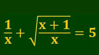 A nice Math Olympiad Algebra Problem | What is the Value of x ? You Should Know this Trick