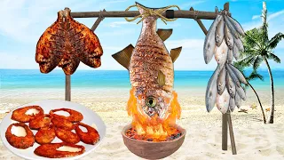 विशाल तंदूरी मछली Giant Tandoori Fish Comedy Video Fish Fry Recipe Hindi Kahaniya Funny Comedy Video