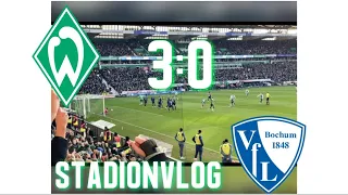 Werder Bremen - VFL Bochum 3:0 STADIONVLOG  // DUCKSCH FREISTOßTOR !