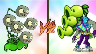 Threepeater Zomplant vs. Zombotany Mod Plants vs Zombies