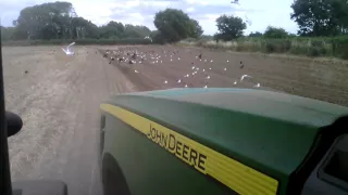 John Deere 8360 ploughing