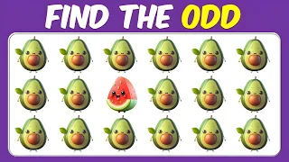 【Easy, Medium, Hard Levels】Can you Find the Odd Emoji out & Letters and numbers in 15 seconds? #92