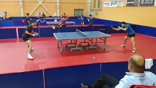 Ma Long and Xu Xin training Bulgaria 2018