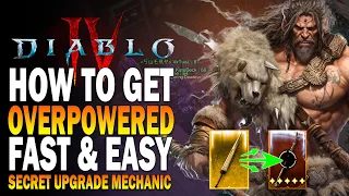 GET OP FAST With This Hidden Legendary Upgrade Mechanic In Diablo 4 - Diablo 4 Legendary Upgrades