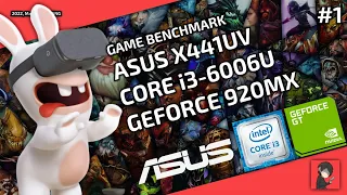 Intel Core i3-6006U & Nvidia Geforce 920MX 13 Game Test - Asus X441UV