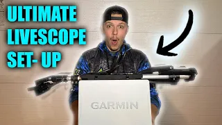 THE ULTIMATE ICE FISHING SET UP For Garmin Livescope!