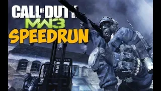 Call Of Duty: Modern Warfare 3 ► SPEEDRUN - Новый Рекорд 2:34:12 - Плохой забег!