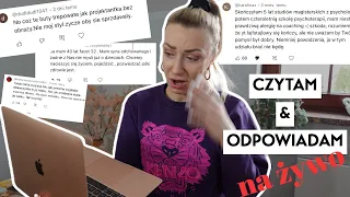 CZYTAM KOMENTARZE WIDZÓW 🎬 ODPOWIADAM NA ŻYWO | cz.1