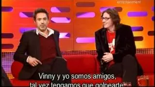 The Graham Norton Show (Robert Downey Jr, Ed Byrne and Will young)Part1-subtitulado