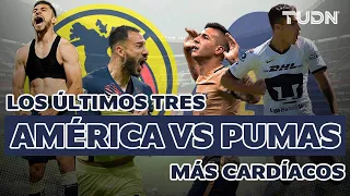 🚨🔥 ¡LOS MÁS CARDÍACOS! Los 3 clásicos INOLVIDABLES entre América y Pumas 🦅🐾 | TUDN