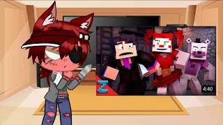 Sister location+foxy reacts to they’ll keep you running(made on April first)