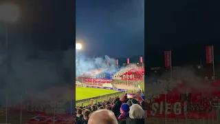 WUPPERTALER SV - ROT-WEISS ESSEN 01.03.23 | CHOREO | PYRO | STIMMUNG