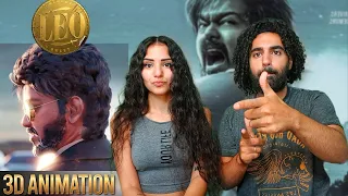 🇮🇳 REACTING TO LEO Animation Teaser | MADDY MADHAV! 🤩 | Thalapathy Vijay (REACTION)