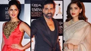 Sonam, Katrina & Akshay Kumar sizzle at L'Oreal Paris Femina Women Awards 2014