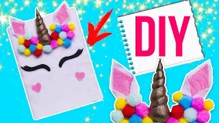 DIY Пушистая канцелярия / Кавайный единорожек / Канцелярия своими руками / Снова в школу 🐞 Afinka