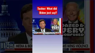 Tucker roasts Biden’s blunder #shorts