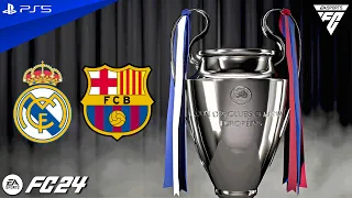 FIFA 24 - Real Madrid vs. Barcelona - Champions League 2024 Final Match at Wembley | PS5™ [4K60]