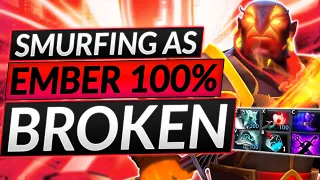 How to RANK UP with EVERY HERO - INSANE EMBER SPIRIT SMURF CARRY Tips - Dota 2 Guide