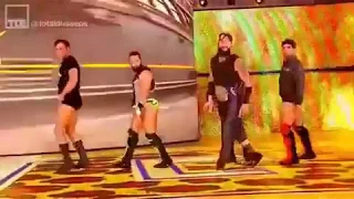 Enzo Amore's team from 205 live do enzo amores funny dance WWE Monday Night Raw 23rd october 2017