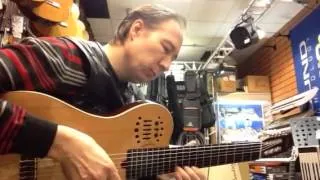 Полька. Godin Grand Concert 7 string new guitar Russian tuning (d-b-g-d-b-g-d)