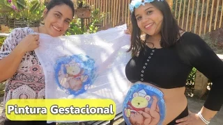 Pintura Gestacional Passo a Passo-Especial Dia das Mães