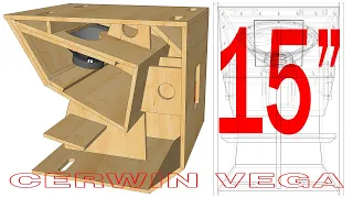 DIY Speaker Box Plan 1x15" | Full Plan Detail