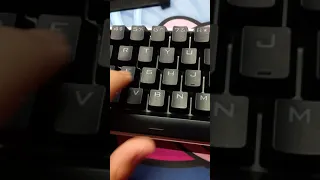 What Over Lubed blue switches sound like...