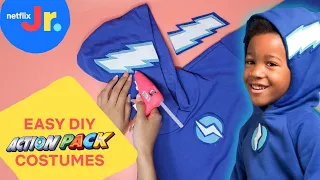 Action Pack Costume Hoodies: Easy DIY Craft for Kids | Netflix Jr