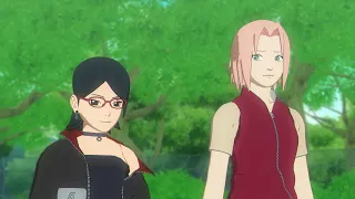 Sarada meets Sakura in the past...